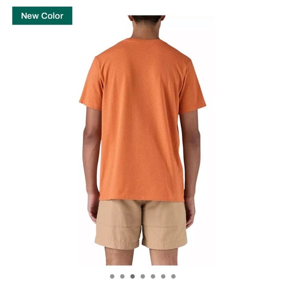 Patagonia Men's Medium Fitz Roy Icon Responsibili-Tee T-Shirt Orange Melon NWT - Picture 7 of 10